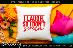Funny Mental Health SVG Sarcastic Anxiety T-shirt Mug Design Product Image 6