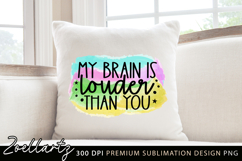 Sarcastic Mental Health Sublimation Design Funny Anxiety PNG Product Image 5