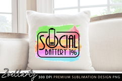 Sarcastic Mental Health Sublimation Design Funny Anxiety PNG Product Image 3
