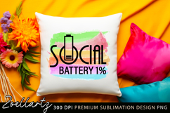 Sarcastic Mental Health Sublimation Design Funny Anxiety PNG Product Image 2