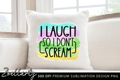 Sarcastic Mental Health Sublimation Design Funny Anxiety PNG Product Image 2