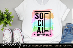 Sarcastic Mental Health Sublimation Design Funny Anxiety PNG Product Image 2