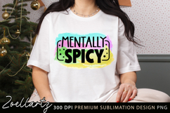 Sarcastic Mental Health Sublimation Design Funny Anxiety PNG Product Image 1