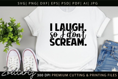 Funny Mental Health SVG Sarcastic Anxiety T-shirt Mug Design Product Image 7