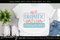 Funny Mental Health SVG Sarcastic Anxiety T-shirt Mug Design Product Image 1