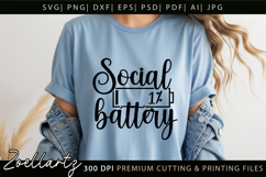 Funny Mental Health SVG Sarcastic Anxiety T-shirt Mug Design Product Image 5