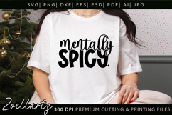 Funny Mental Health SVG Sarcastic Anxiety T-shirt Mug Design Product Image 1