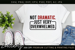 Funny Mental Health SVG Sarcastic Anxiety T-shirt Mug Design Product Image 7