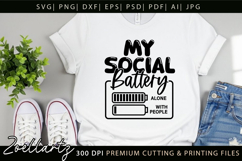 Sarcastic Mental Health SVG Funny Anxiety T-shirt Mug Design Product Image 8