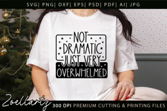 Funny Mental Health SVG Sarcastic Anxiety T-shirt Mug Design Product Image 1