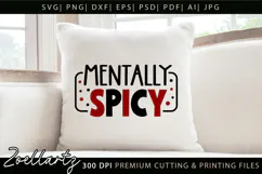 Funny Mental Health SVG Sarcastic Anxiety T-shirt Mug Design Product Image 4
