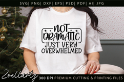 Funny Mental Health SVG Sarcastic Anxiety T-shirt Mug Design Product Image 1