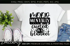 Funny Mental Health SVG Sarcastic Anxiety T-shirt Mug Design Product Image 5