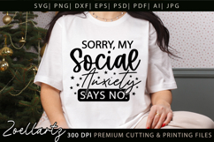 Sarcastic Mental Health SVG Funny Anxiety T-shirt Mug Design Product Image 1