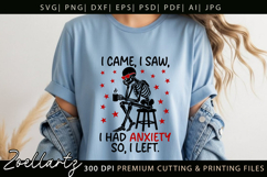 Funny Mental Health SVG Sarcastic Anxiety T-shirt Mug Design Product Image 7