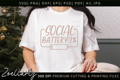 Funny Mental Health SVG Sarcastic Anxiety T-shirt Mug Design Product Image 3