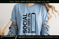 Funny Mental Health SVG Sarcastic Anxiety T-shirt Mug Design Product Image 4