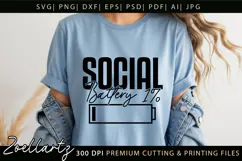 Sarcastic Mental Health SVG Funny Anxiety T-shirt Mug Design Product Image 3