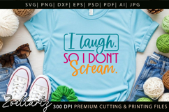 Funny Mental Health SVG Sarcastic Anxiety T-shirt Mug Design Product Image 4