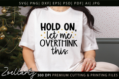 Funny Mental Health SVG Sarcastic Anxiety T-shirt Mug Design Product Image 1