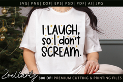 Funny Mental Health SVG Sarcastic Anxiety T-shirt Mug Design Product Image 1