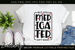 Funny Mental Health SVG Sarcastic Anxiety T-shirt Mug Design Product Image 2