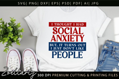 Sarcastic Mental Health SVG Funny Anxiety T-shirt Mug Design Product Image 6