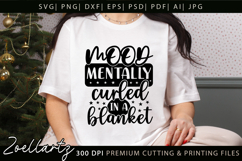 Funny Mental Health SVG Sarcastic Anxiety T-shirt Mug Design Product Image 1