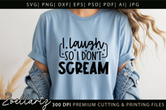 Funny Mental Health SVG Sarcastic Anxiety T-shirt Mug Design Product Image 4
