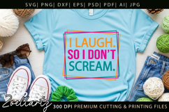 Funny Mental Health SVG Sarcastic Anxiety T-shirt Mug Design Product Image 3