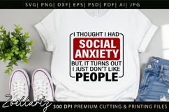 Sarcastic Mental Health SVG Funny Anxiety T-shirt Mug Design Product Image 6