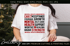 Mental Health Subway Art SVG Social Anxiety T-shirt Mug Product Image 3