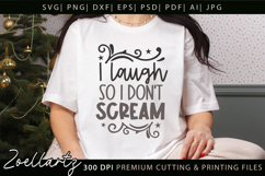Sarcastic Mental Health SVG Funny Anxiety T-shirt Mug Design Product Image 1