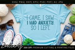 Funny Mental Health SVG Sarcastic Anxiety T-shirt Mug Design Product Image 4