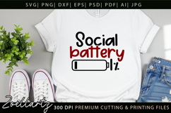 Funny Mental Health SVG Sarcastic Anxiety T-shirt Mug Design Product Image 8