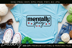 Funny Mental Health SVG Sarcastic Anxiety T-shirt Mug Design Product Image 2