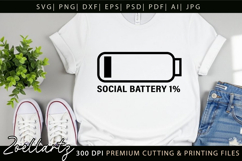 Sarcastic Mental Health SVG Funny Anxiety T-shirt Mug Design Product Image 7