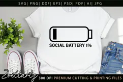 Sarcastic Mental Health SVG Funny Anxiety T-shirt Mug Design Product Image 7