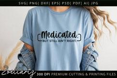 Sarcastic Mental Health SVG Funny Anxiety T-shirt Mug Design Product Image 2
