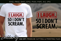 Sarcastic Mental Health SVG Funny Anxiety T-shirt Mug Design Product Image 2