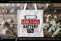 Funny Mental Health SVG Sarcastic Anxiety T-shirt Mug Design Product Image 5
