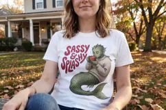 Funny Autumn Water Cryptid Sublimation Product Image 5