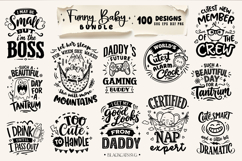 Funny baby Bundle 100 designs SVG, Funny baby svg Product Image 3