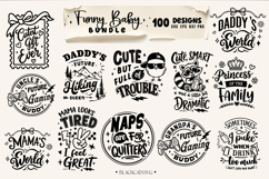 Funny baby Bundle 100 designs SVG, Funny baby svg Product Image 4