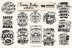 Funny baby Bundle 100 designs SVG, Funny baby svg Product Image 5