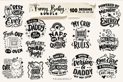 Funny baby Bundle 100 designs SVG, Funny baby svg Product Image 8