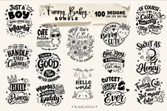 Funny baby Bundle 100 designs SVG, Funny baby svg Product Image 7