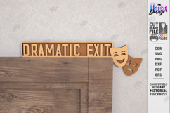 Bathroom Door Corner Laser Cut |Funny SVG| Wall Decor Laser Product Image 1