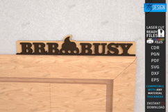 Bathroom Door Corner Laser Cut |Office Wall Sign| Funny SVG Product Image 1