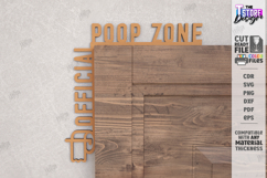 Bathroom Door Corner Laser Cut |Funny SVG| Wall Decor Laser Product Image 1